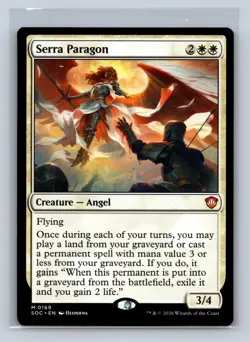 Serra Paragon 169 Commander: Secrets of Strixhaven Magic: The Gathering NM - Image 1