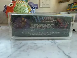 MTG Homelands 1995 Booster Box Factory Sealed 60 Packs WOTC Acrylic Case - Image 5