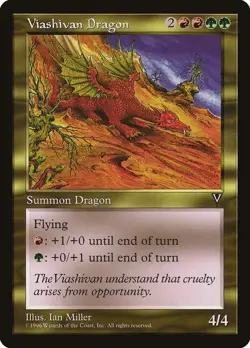 Viashivan Dragon LP Visions MTG - Image 1