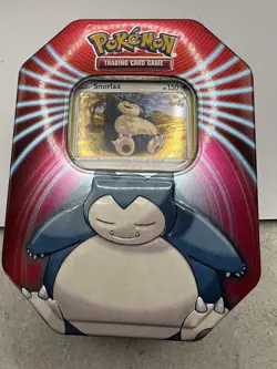 3 Pokemon Trading cards tins with one card in each Darkrai, Gardevoir, Snorlax - Image 2