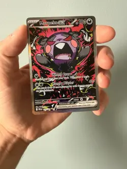 Pokemon Morpeko ex 117/084 SIR ME05 Pitch Black English NM - Image 1