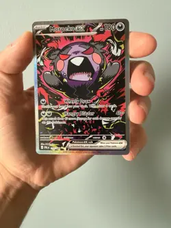 Pokemon Morpeko ex 117/084 SIR ME05 Pitch Black English NM - Image 2