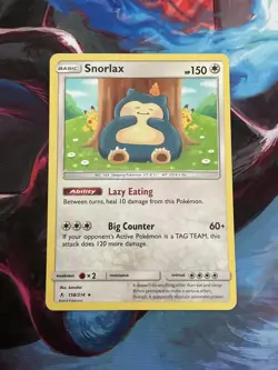 Snorlax 158/214 Holo Rare Unbroken Bonds Pokemon Near Mint - Image 1