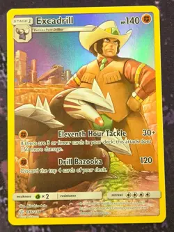 Pokemon: SM - Cosmic Eclipse: Holofoil Excadrill (Secret): LP Condition - Image 1