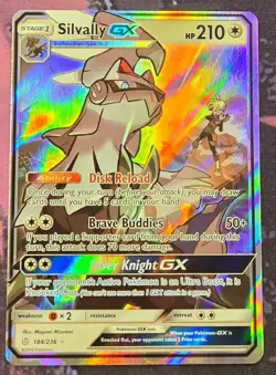Pokemon: SM - Cosmic Eclipse: Holofoil Silvally GX: Lightly Played Condition - Image 1