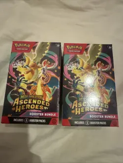 Pokemon TCG Mega Evolution Ascended Heroes Booster Bundle lot of 2! - Image 1