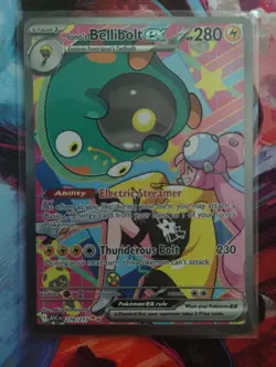 Iono's Bellibolt ex 279/217 Ascended Hero’s Illustration Rare Pokemon TCG - Image 1