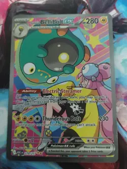 Iono's Bellibolt ex 279/217 Ascended Hero’s Illustration Rare Pokemon TCG - Image 3