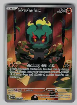 Marshadow 146/132 Illustration Rare Mega Evolution Pokemon Holo Near Mint - Image 1