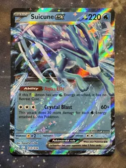 Pokemon TCG Suicune ex 010/034 Trading Card Game Classic Holo - Image 1