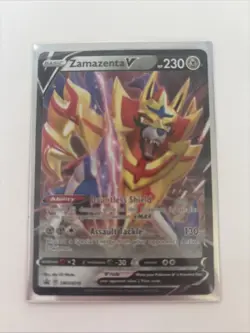 Zamazenta V SWSH019 SWSH Black Star Promos Ultra Rare Holo Pokemon TCG 2020 NM - Image 1