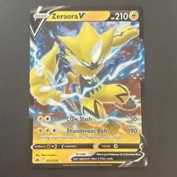 Zeraora V 053/159 Holo SWSH: Crown Zenith Ultra Rare Pokemon TCG NM 2023 - Image 1