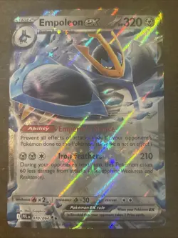 Empoleon ex 070/094 Me02: Phantasmal Flames Holo Pokemon TCG NM - Image 1