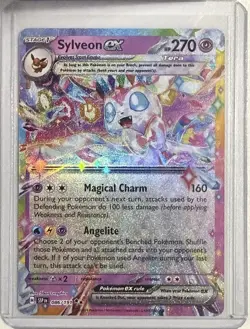 Pokemon TCG Sylveon ex 086/191 Surging Sparks SV08 Double Rare ex Holo NM Englis - Image 1