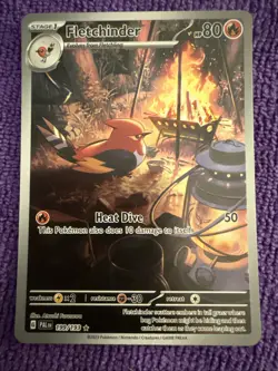 Pokemon TCG Fletchinder 199/193 Illustration Rare Paldea Evolved NM - Image 1
