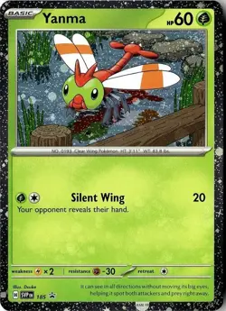 Yanma (Cosmos Holo) 185 Promo Scarlet & Violet Promo Near Mint - Image 3