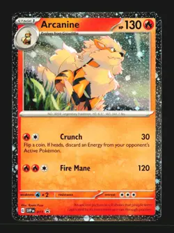 Arcanine 011 Holo Promo Scarlet & Violet Promo Cosmos Near Mint - Image 1