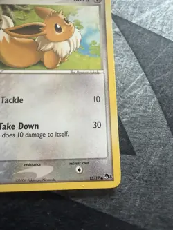 Pokemon TCG Eevee 13/17 Common POP Series 3 - MP - Image 4