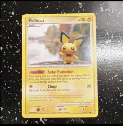 The Pokemon Company Pokemon TCG Pichu DPBP#025 Holo Promo EN 40 HP 2007 - Image 1