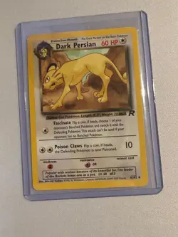 Dark Persian 42/82 Uncommon Team Rocket Pokemon 1st Edition Near Mint - Image 1