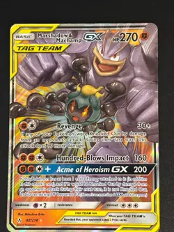 Marshadow & Machamp GX 82/214 Pokemon TCG Unbroken Bonds NM - Image 1