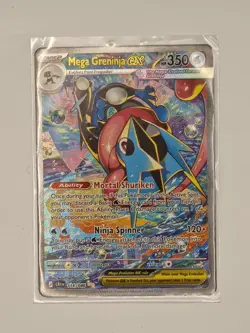Mega Greninja ex SIR 116/086 Chaos Rising Special Illustration Rare Pokemon TCG - Image 1