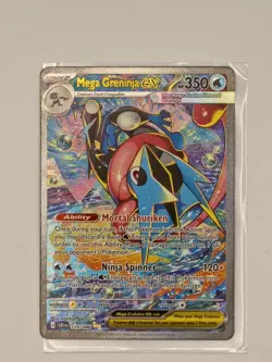 Mega Greninja ex SIR 116/086 Chaos Rising Special Illustration Rare Pokemon TCG - Image 3