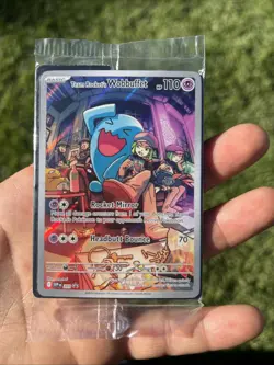 Pokemon Scarlet & Violet Promo Team Rocket's Wobbuffet SVP 203 TCG New Sealed - Image 1