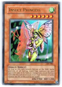 Insect Princess IOC-080 Invasion of Chaos Unlimited Yu-Gi-Oh NM - Image 1