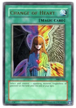 Change of Heart MRD-060 Metal Raiders Unlimited Yu-Gi-Oh LP - Image 1