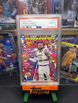 2025-26 Topps - Power Players LeBron James #PP-7 Gem Mint 10 LA Lakers - Image 1
