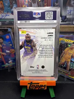 2025-26 Topps - Power Players LeBron James #PP-7 Gem Mint 10 LA Lakers - Image 2