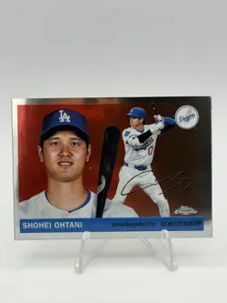 2025 Topps Chrome Platinum 1955 Edition Shohei Ohtani #17 Los Angeles Dodgers - Image 1