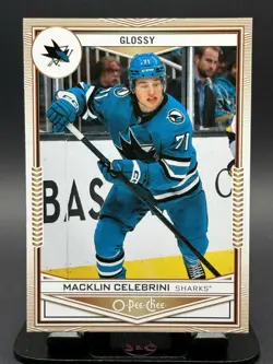 2024-25 Upper Deck O-Pee-Chee Glossy Macklin Celebrini #OPC-34 (RC) - Image 1