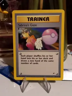 Pokemon TCG Sabrina's Gaze Gym Heroes 125/132 Regular LP. - Image 1