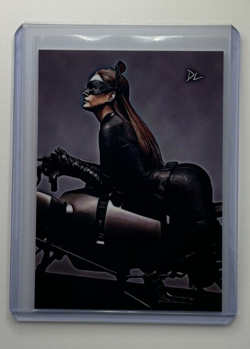 Catwoman Limited Edition Artist Signed "Anne Hathaway" Trading Card 10/10 - Image 1