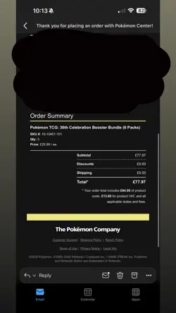 Pokemon TCG 30th Celebration Booster Bundle x3 FACTORY SEALED *PRESALE* - Image 2