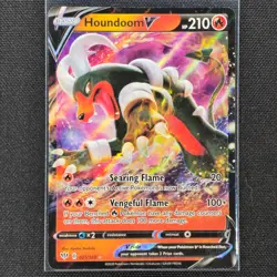 Houndoom V - 021/189 - Ultra Rare - Darkness Ablaze - Pokemon Card - NM/M - Image 1