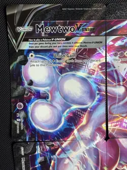Mewtwo V-UNION [Set of 4] SWSH: Sword & Shield Promo Cards Holo NM/M - Image 2