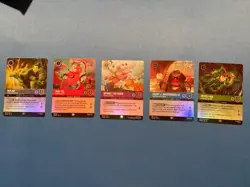 Lorcana Attack Of The Vine 5 Card Epic Lot - Image 1