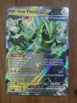 Pokemon TCG Iron Thorns EX Prismatic Evolutions 032/131 Double Rare NM Card - Image 1