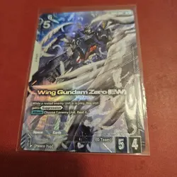 Wing Gundam Zero (EW) LR+ - GD05-067 Gundam Card Game (English, US Seller) - Image 1
