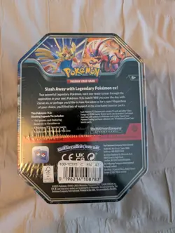 Pokemon TCG: Slashing Legends Tin Koraidon EX - Brand New & Factory Sealed - Image 2