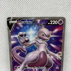 Pokemon GO Mewtwo V SWSH229 Black Star Promo Holo Ultra Rare TCG NM - Image 3