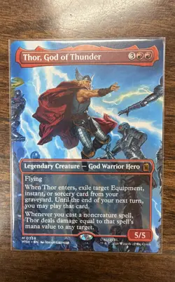 Thor, God of Thunder (Borderless) (0338) Marvel Super Heroes Regular - Image 1