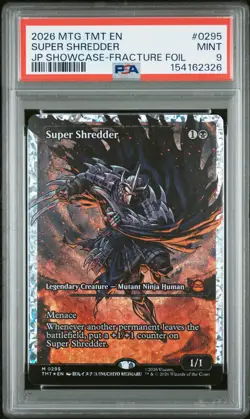 2026 MTG TEENAGE MUTANT NINJA TURTLES #0295 SUPER SHREDDER PSA 9 - Image 1