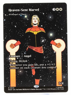 Heaven-Sent Marvel Marvel Super Heroes 0041 Mythic MTG Borderless NM - Image 1