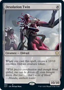 x1 Desolation Twin R MTG Commander 2021 M/NM, English - Image 1