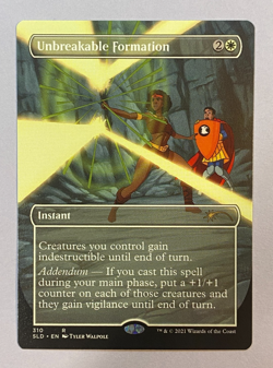 MTG - Secret Lair - Saturday Morning D&D - Unbreakable Formation (#310) - NM - Image 1