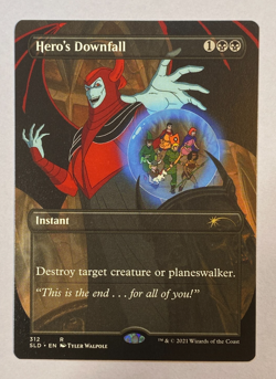 MTG - Secret Lair - Saturday Morning D&D - Hero's Downfall (#312) - NM - Image 1